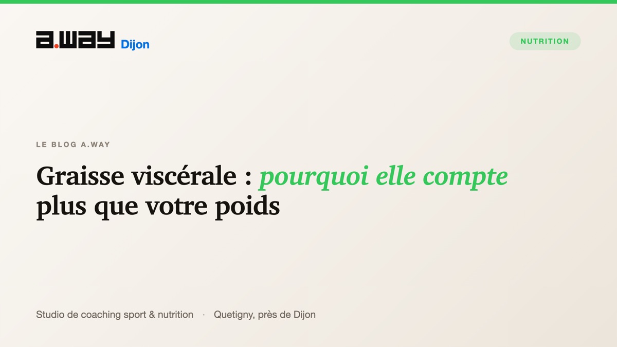 Évaluation de la composition corporelle lors du bilan au studio A.WAY à Quetigny, près de Dijon.