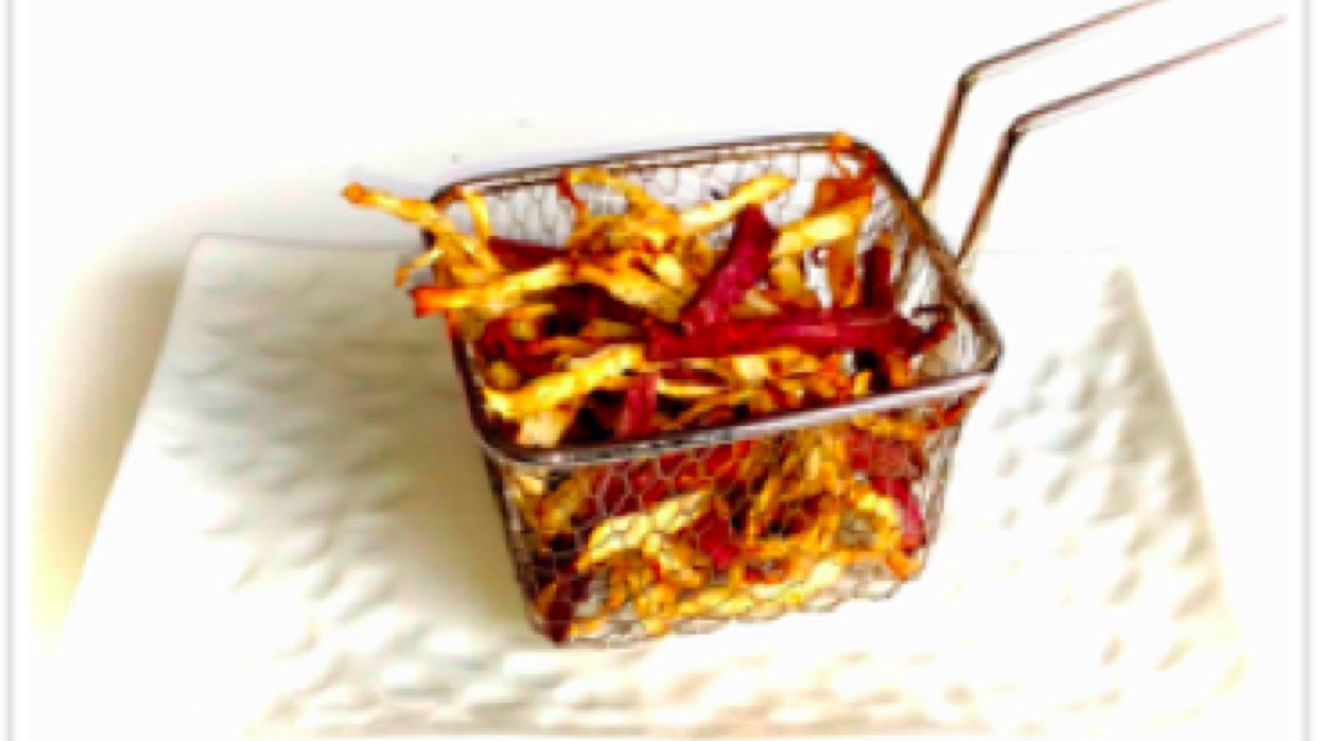 Frite de Patate Douce & Céleri, recette du pôle santé A.WAY à Quetigny près de Dijon.