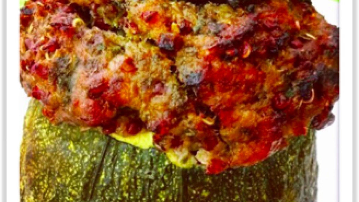 Légumes & Patate Douce Farcis, recette du pôle santé A.WAY à Quetigny près de Dijon.