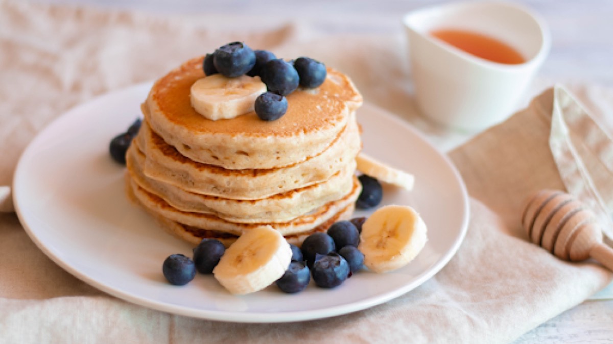 Pancake Banane, recette du pôle santé A.WAY à Quetigny près de Dijon.