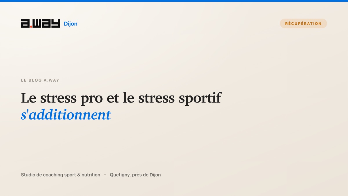 Une personne fatiguée après une longue journée de travail devant sa salle de sport, accompagnement A.WAY à Quetigny, près de Dijon.